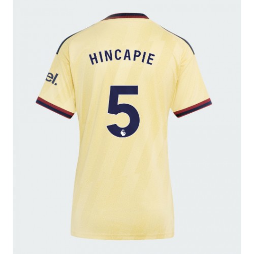 Stroje piłkarskie Arsenal Piero Hincapie #5 Koszulka Trzeciej dla damskie 2026-27 Krótki Rękaw